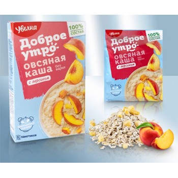 Каша овсяная с персиком, 200г